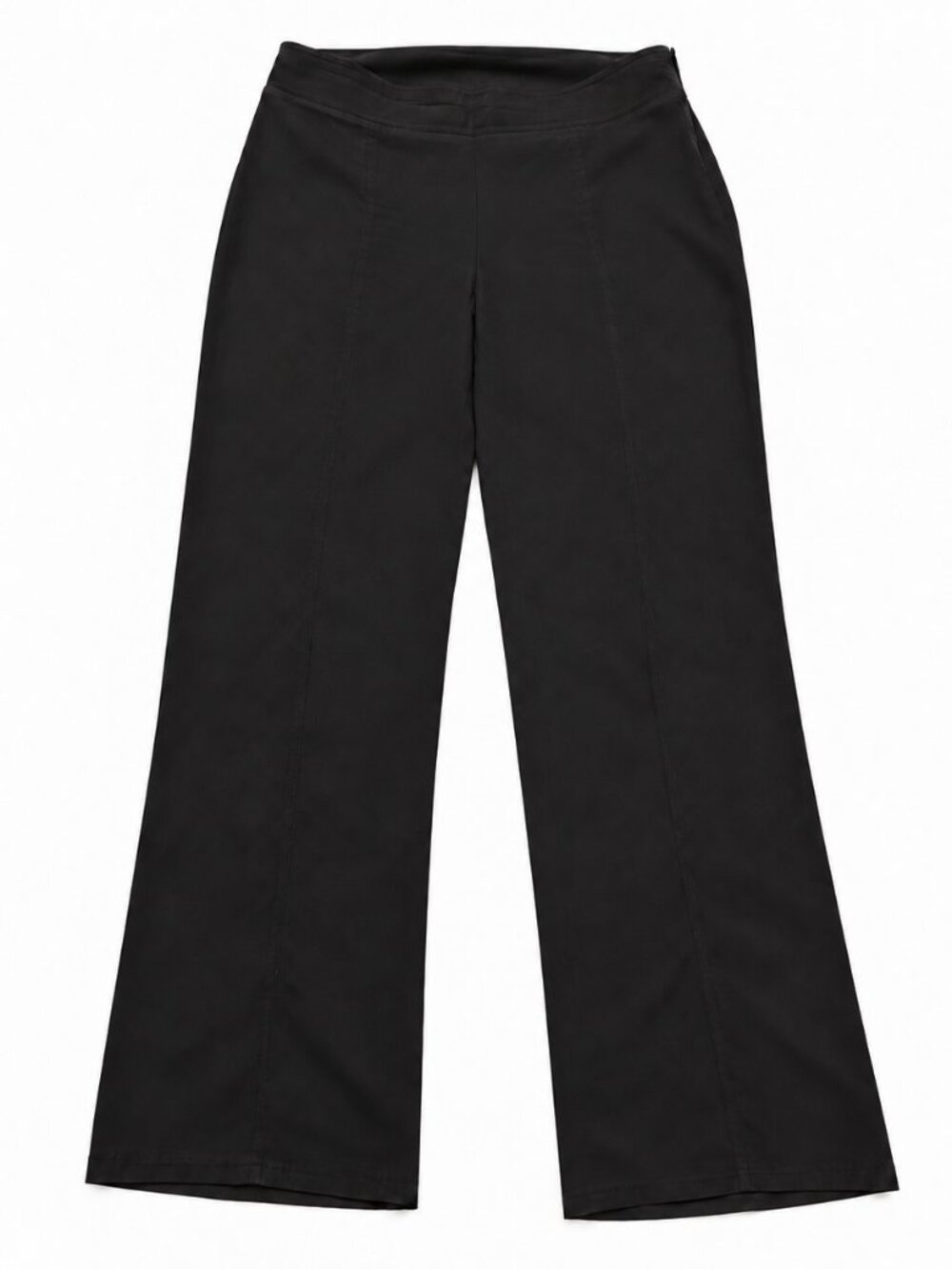 MAX&Co Tricot Black Silk Wide Leg Pants IT 42